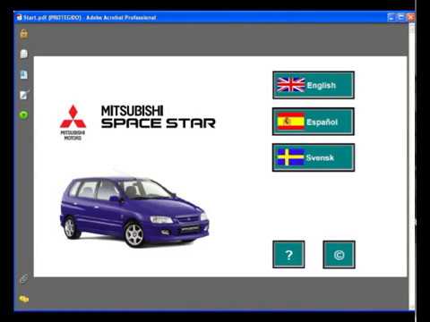 Mitsubishi space star 2004 workshop manual
